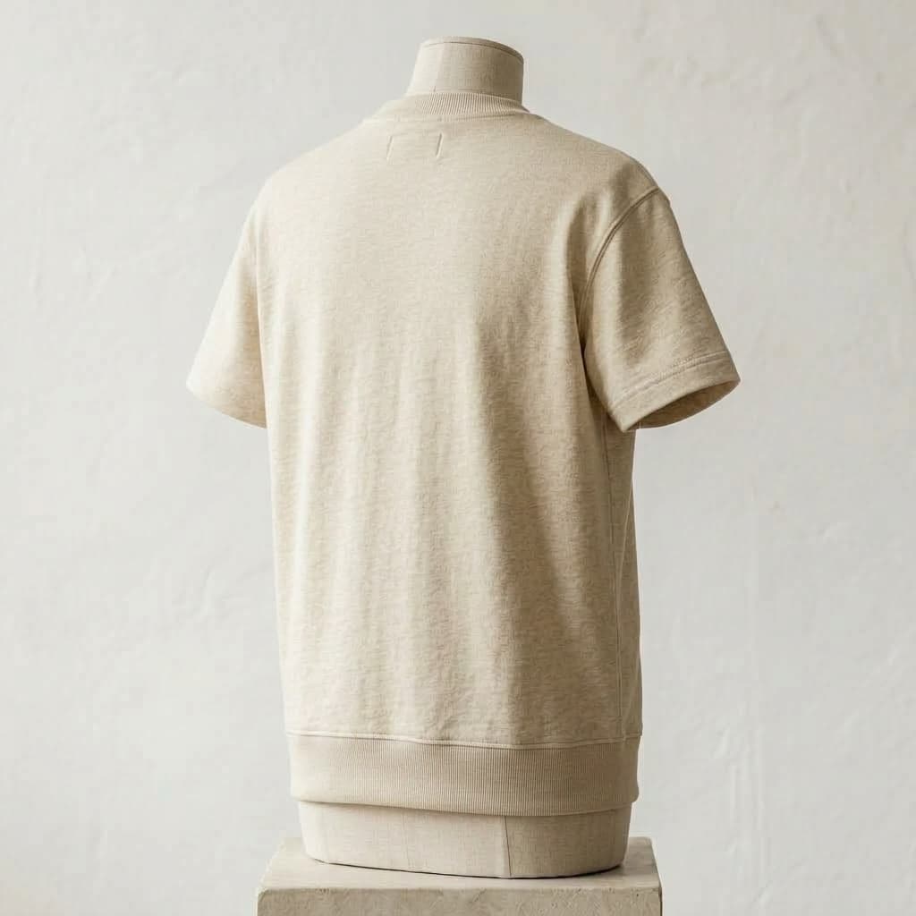 Oat Heritage Tee — ¾ Back