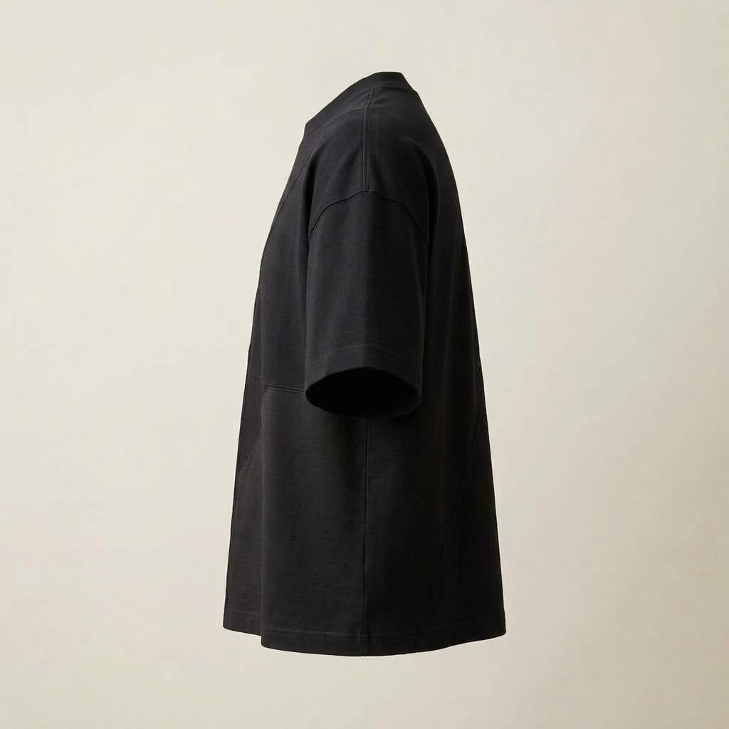Noir Oversized Tee — Right