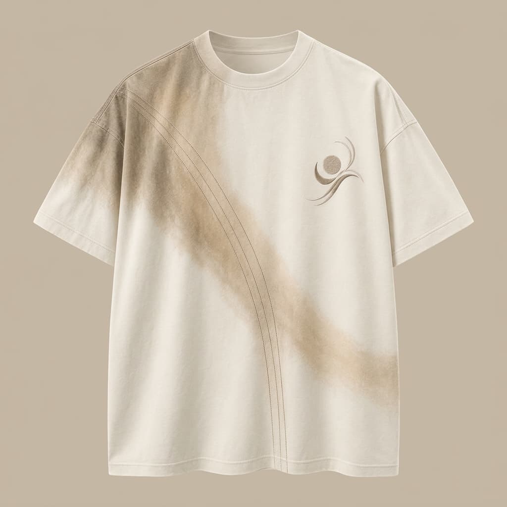 Ivory Drop Tee — Front