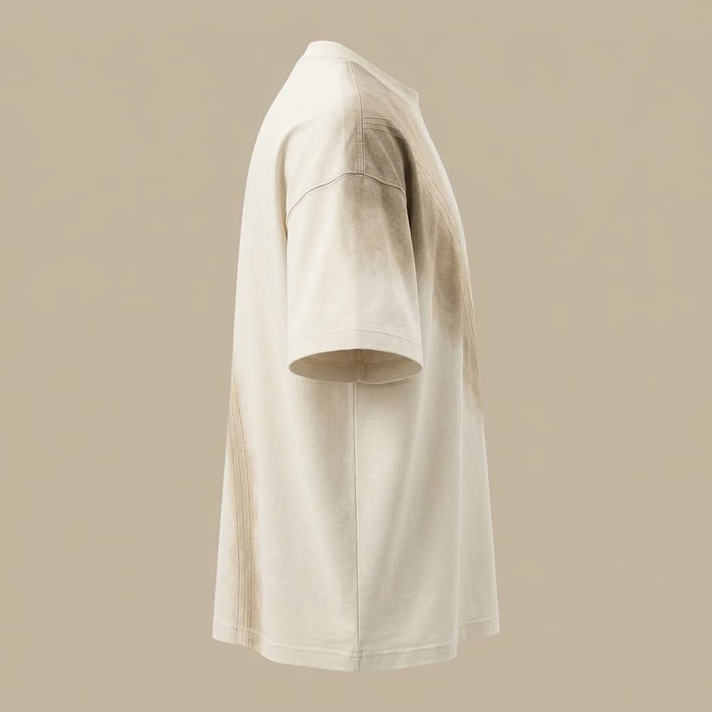 Ivory Drop Tee — Left