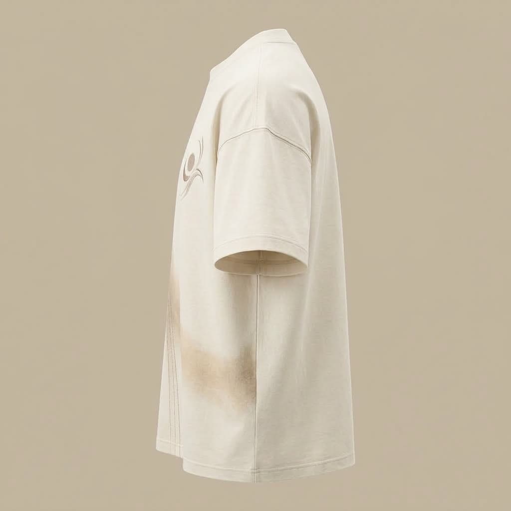 Ivory Drop Tee — Right